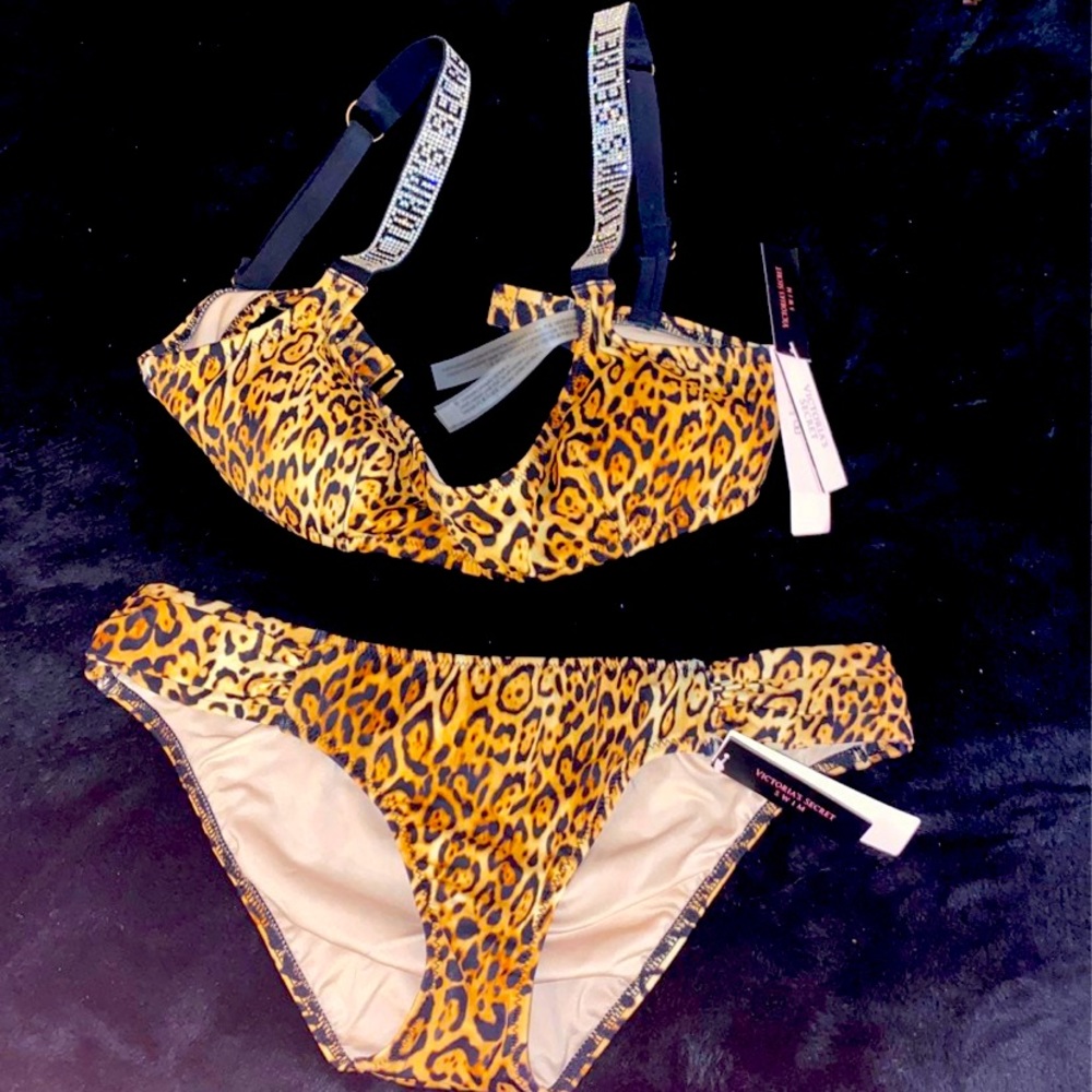Victoria secret cheetah bikini set